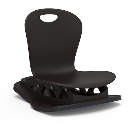 Virco ZUMA Series Floor Rocker, 5th Grade - Adult - Black Seat ZFLROCK18